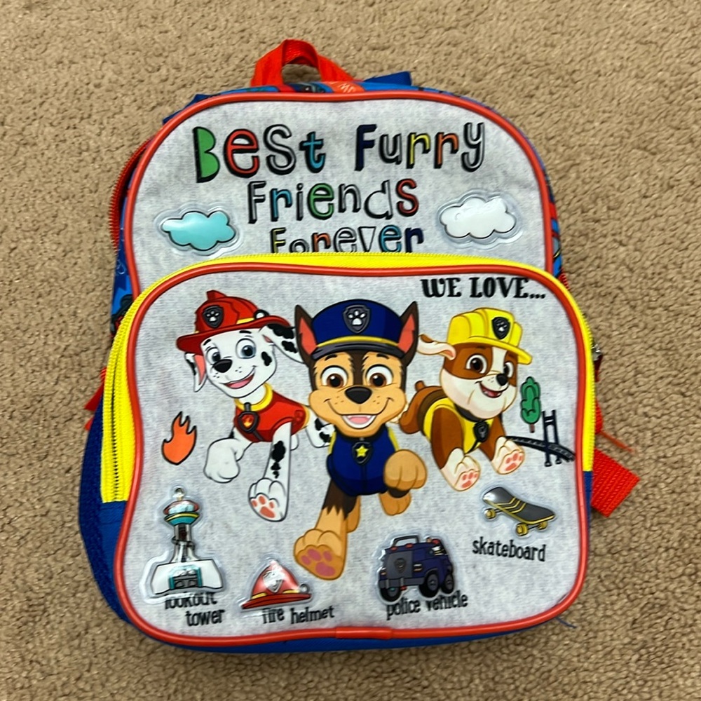 Mini Paw Patrol book bag